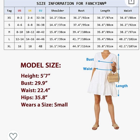 FANCYLINN Shift Dress with Pockets and Ruffle Hem - Picture 5 of 5